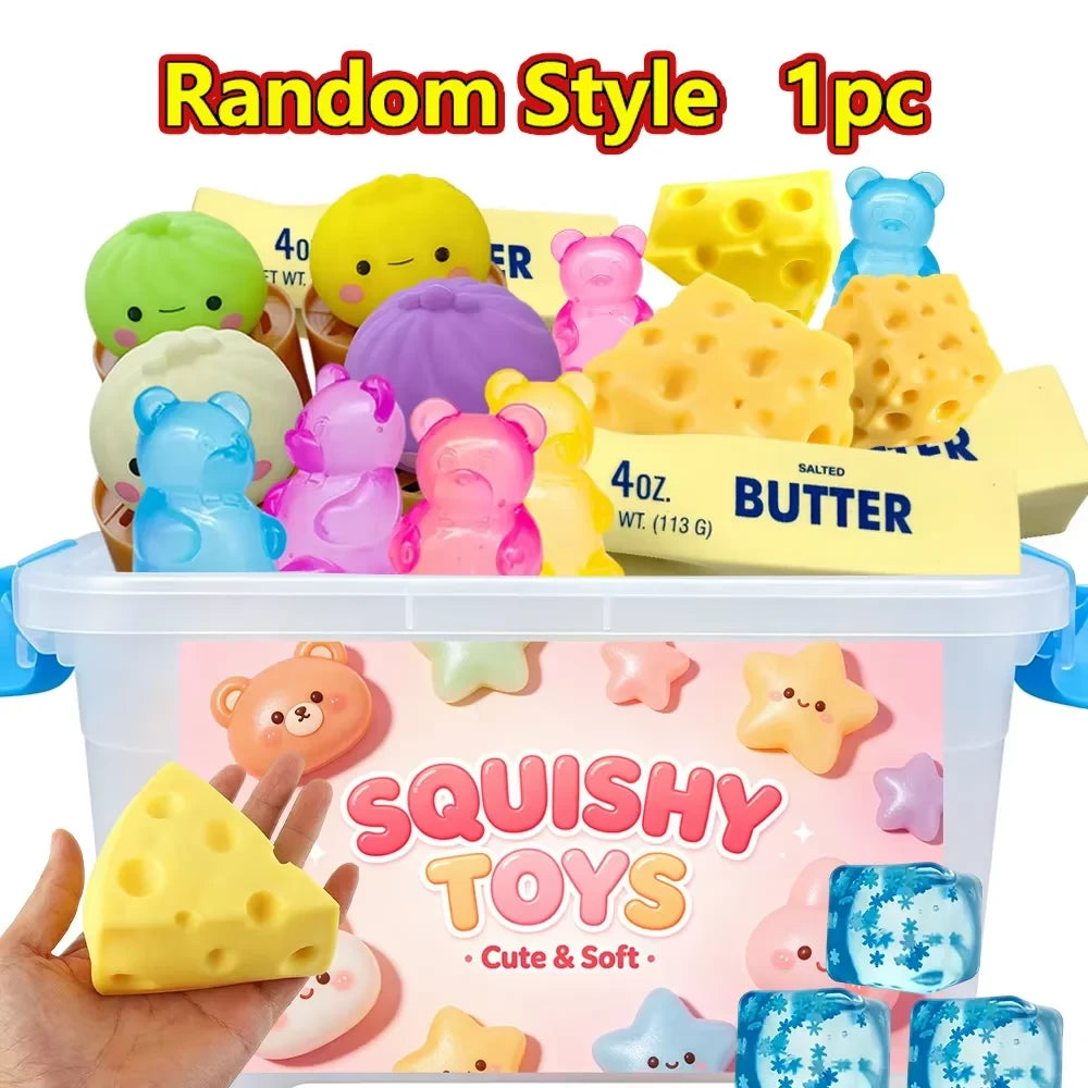 Kawaii Cat Paw Mochi Squishy Fidget Toy
