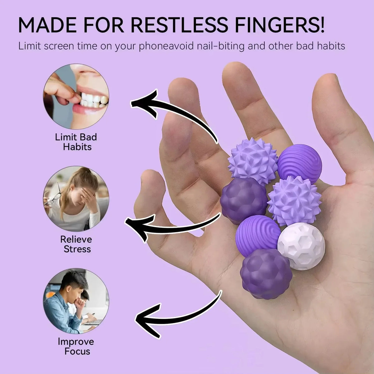 Stress-Free Magnetic Fidget Balls