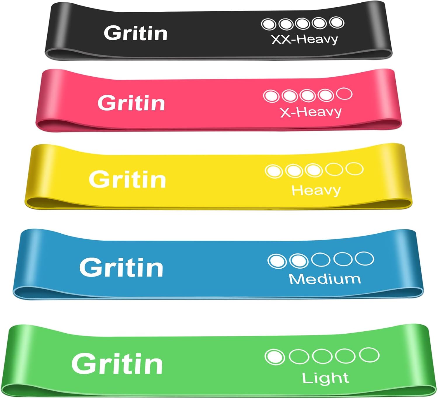 Gritin Fitness Bands Set