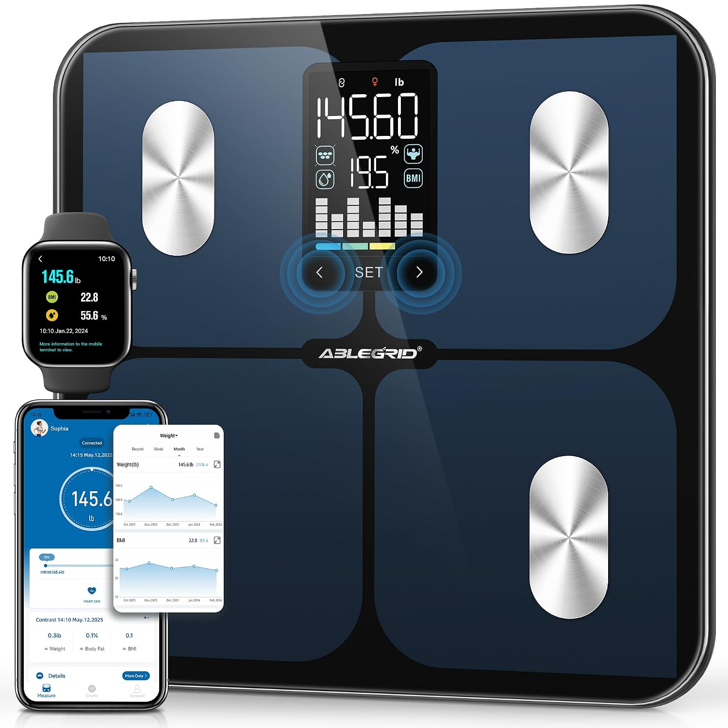 SmartFit Digital Bathroom Scale