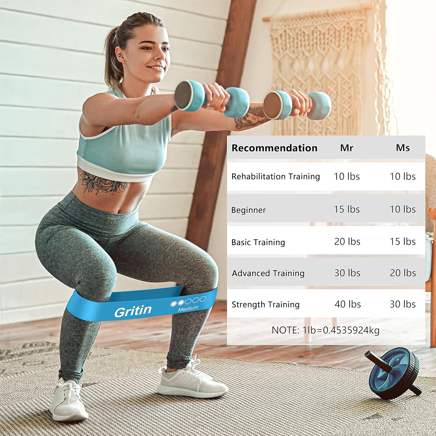 Gritin Fitness Bands Set