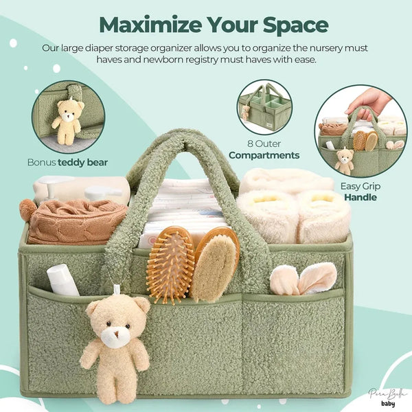 Portable Diaper Organizer Tote