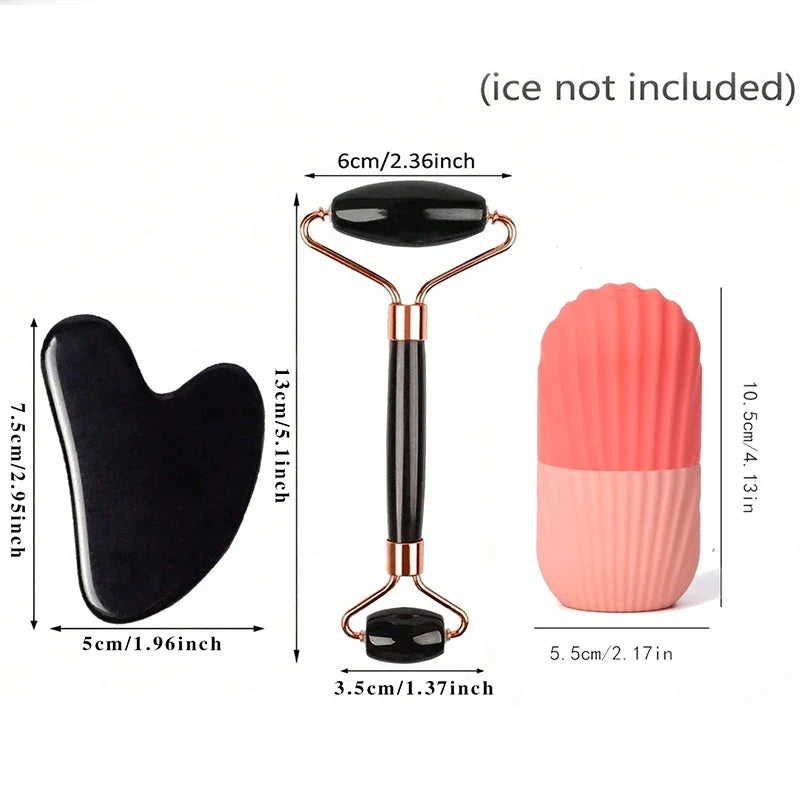 Chill & Glow Facial Roller Set