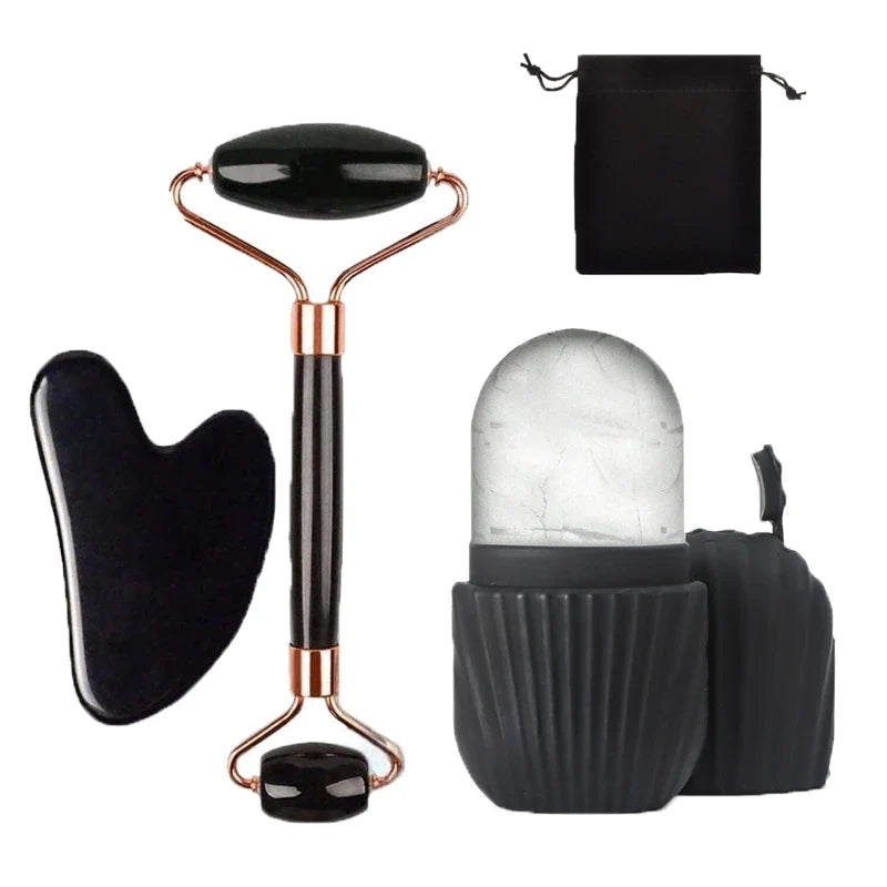 Chill & Glow Facial Roller Set