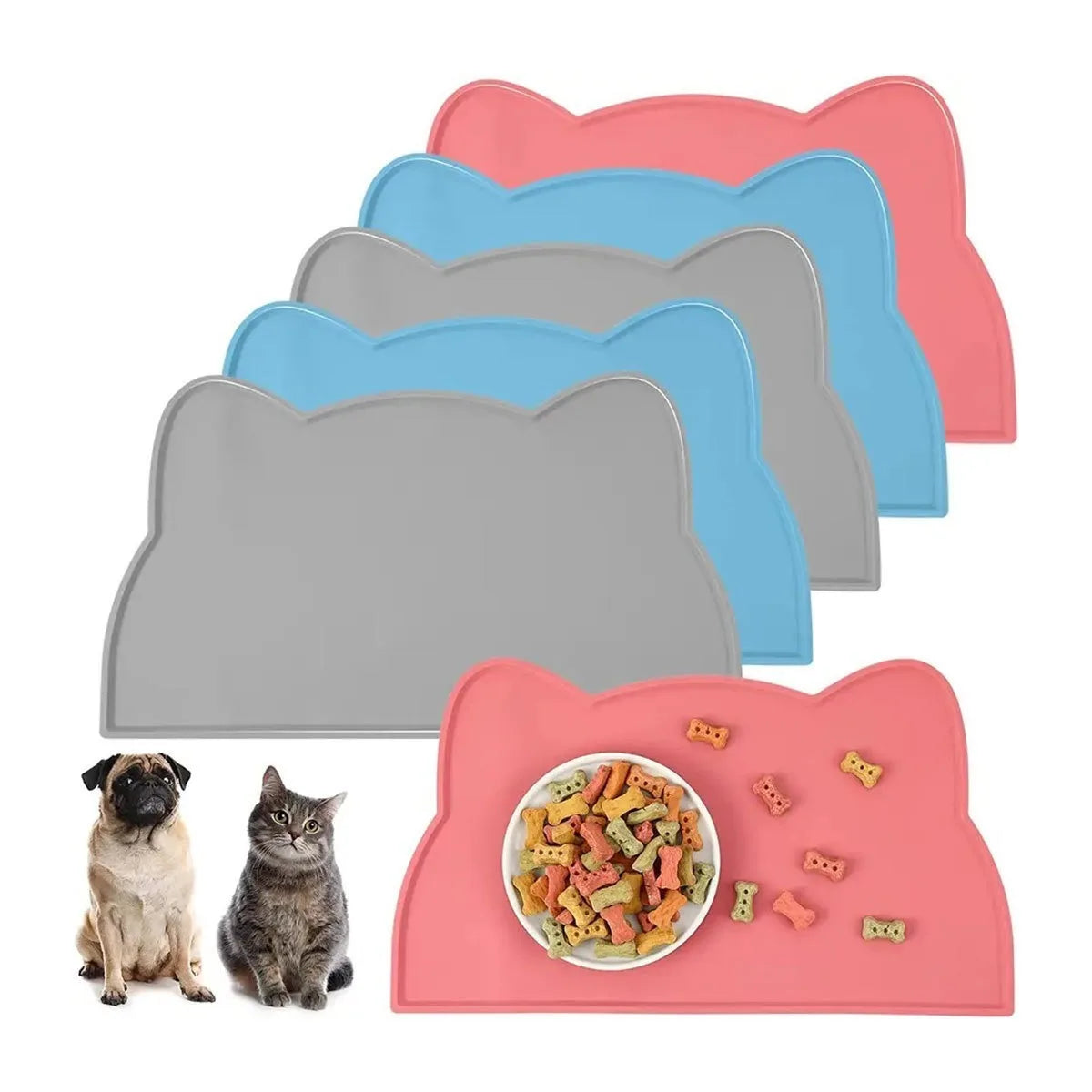 Pet-Friendly Silicone Feeding Mat
