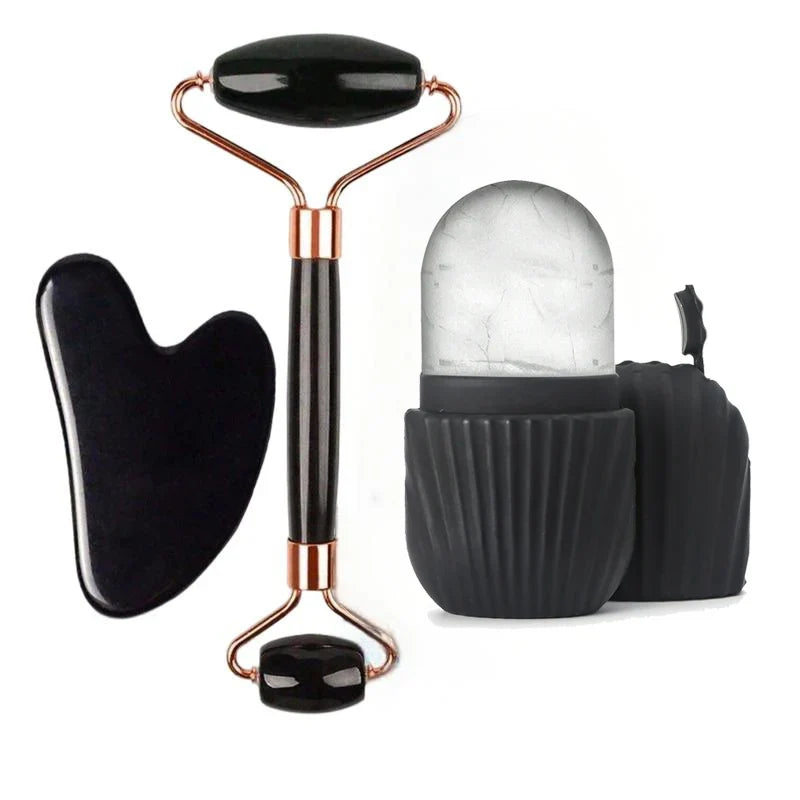 Chill & Glow Facial Roller Set